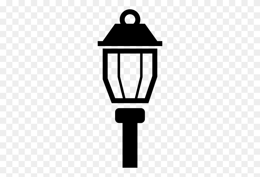 512x512 Street Light Lamp Of Vintage Style, Street Icon With Png - Street Lamp Clipart