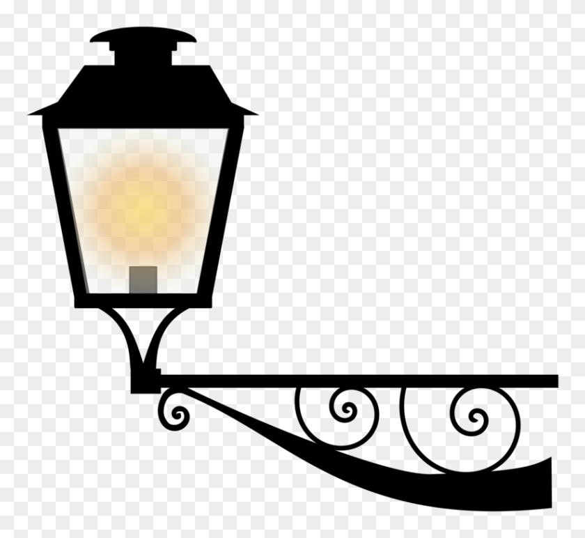 821x750 Street Light Lighting Electric Light Lamp - Street Clipart