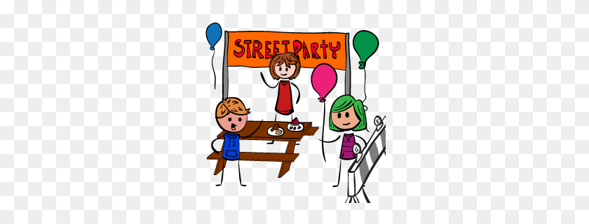 260x260 Street Party July Aylsham Town Council - Town Council Clipart