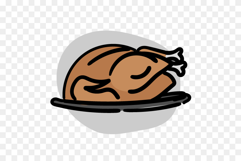 500x500 Stress Free Thanksgiving The Sauce - Cooked Turkey PNG