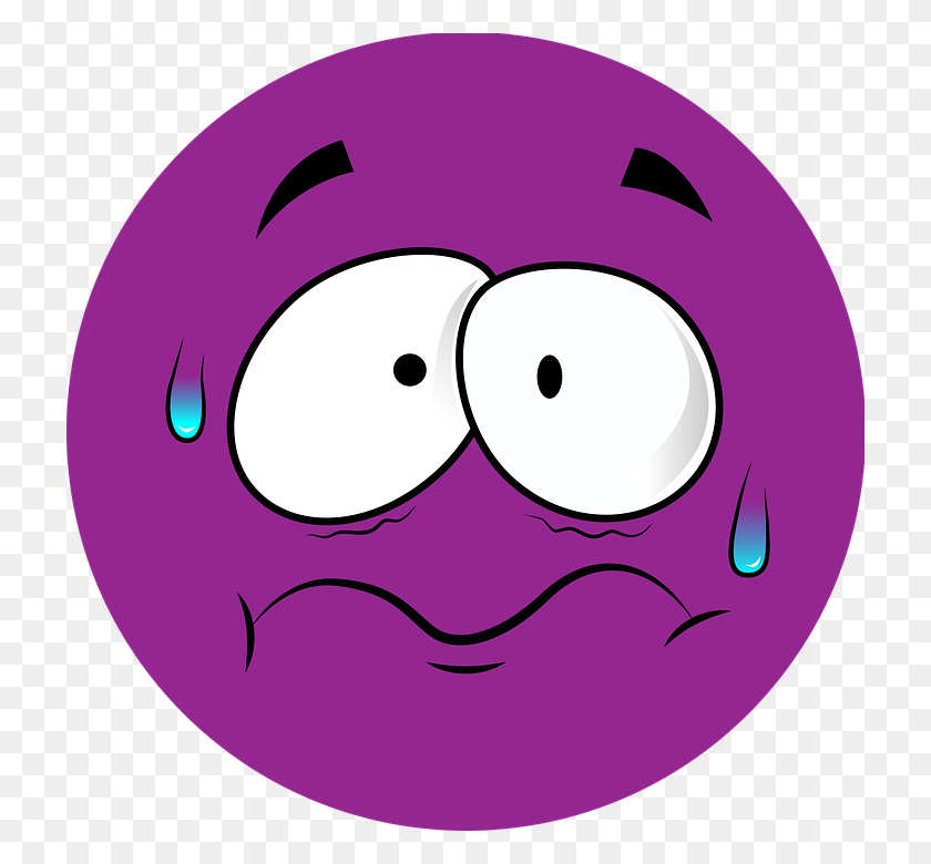 720x720 Stressed Cartoon Face Image Group - Straight Face Clipart