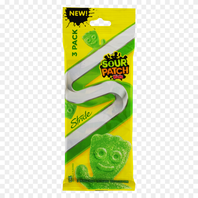 1800x1800 Stride Sour Patch Kids Lime Sugar Free Gum, Pc, Ct - Sour Patch Kids PNG