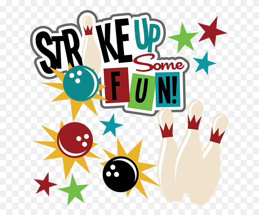 648x639 Strike Up Some Fun Scrapbook Bowling - Bowling Strike Clipart