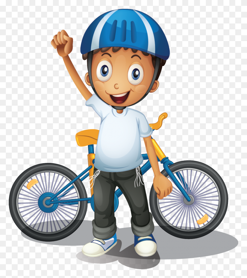 855x973 Student Bicycle Clipart, Explore Pictures - New Student Clipart