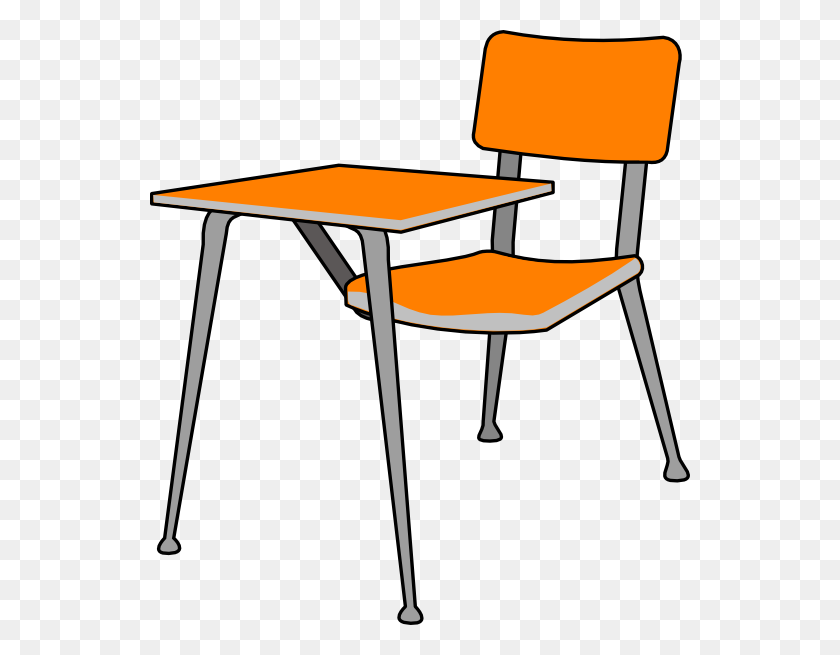 540x595 Student Desk Png, Clip Art For Web - Table Clipart PNG