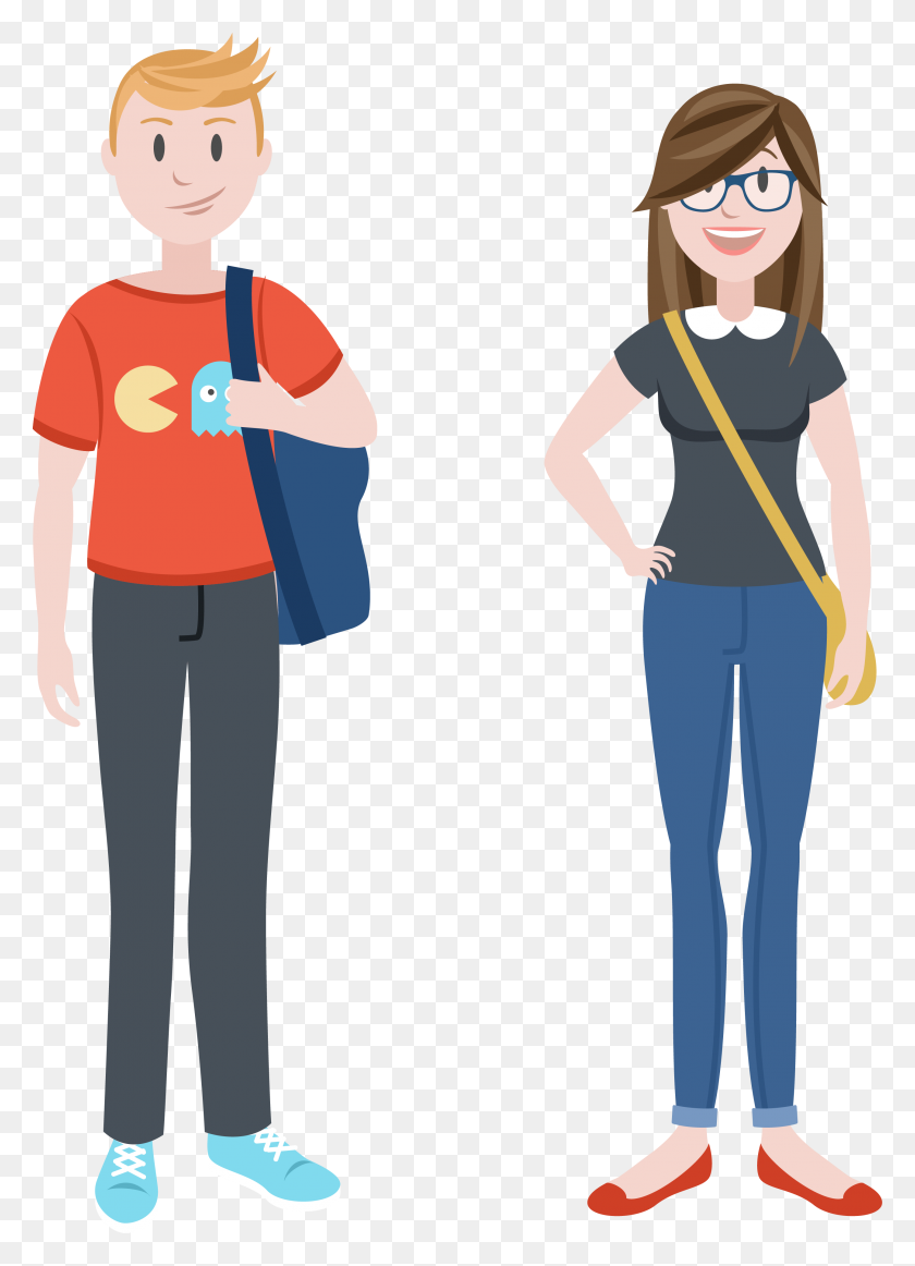 2586x3656 Student Png Images Free Download - People Pointing PNG