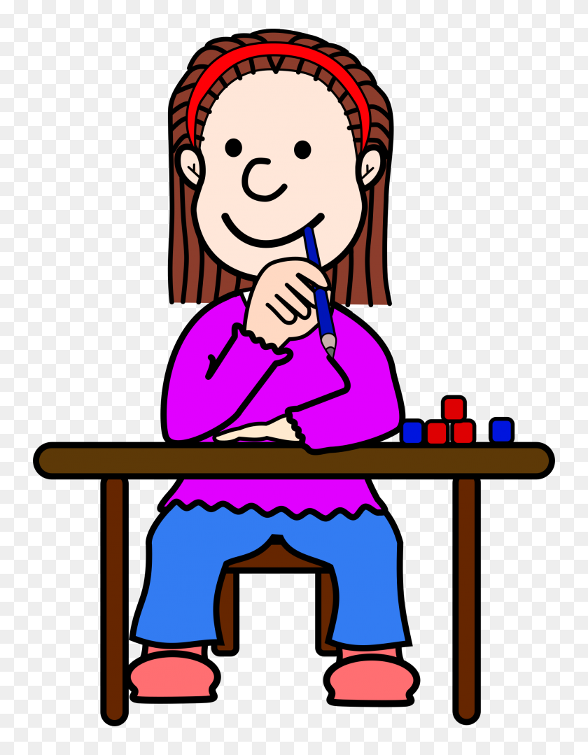 768x1019 Student Thinking Thinking Student Cliparts Clip Art Library - To Think Clipart
