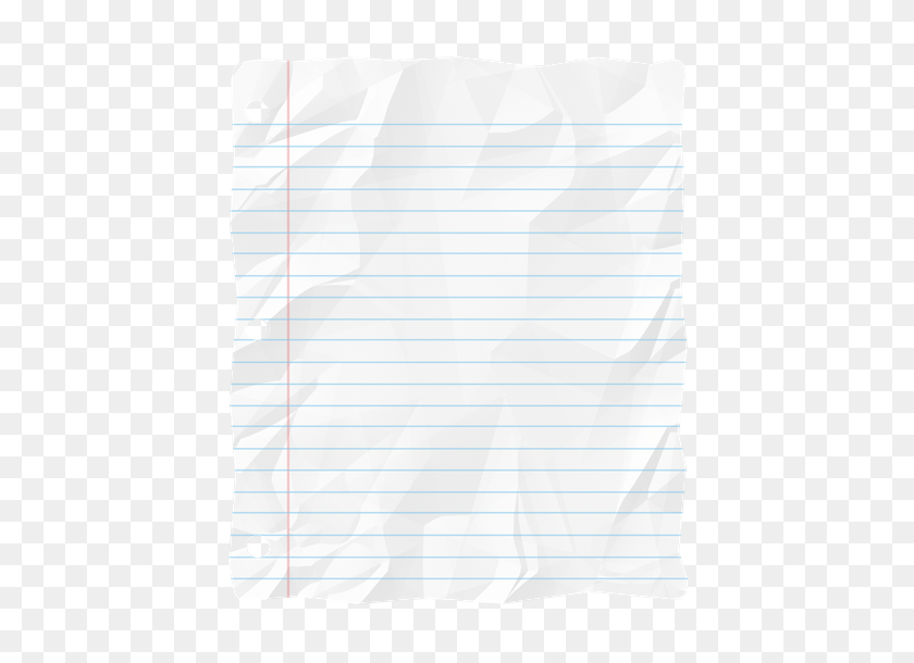 460x550 Student Writing Paper Lined - Notebook Paper Clipart Background