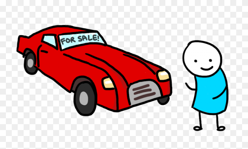 832x474 Students Sell Cars And Computers - Sell Clipart
