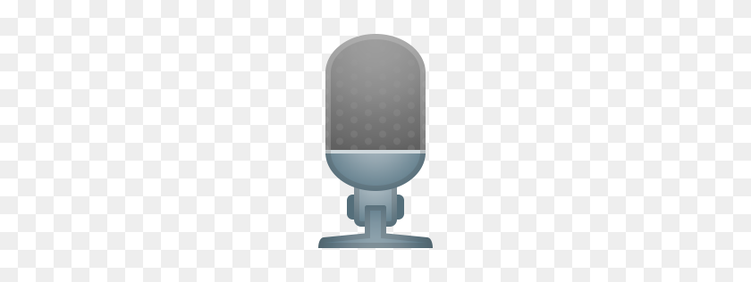 256x256 Значок Студии Микрофон Ното Набор Иконок Объектов Смайлики Google - Микрофон Смайлики Png