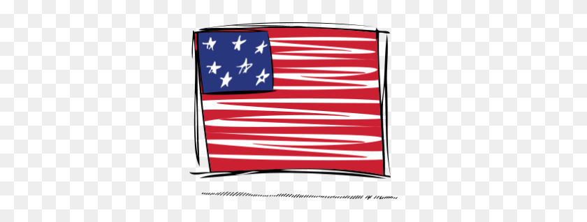 300x258 Estudiar En Los Estados Unidos - Bandera De Los Estados Unidos Clipart