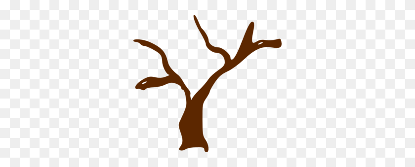300x279 Stump Clipart Tree Log - Imágenes Prediseñadas De Árbol Desnudo