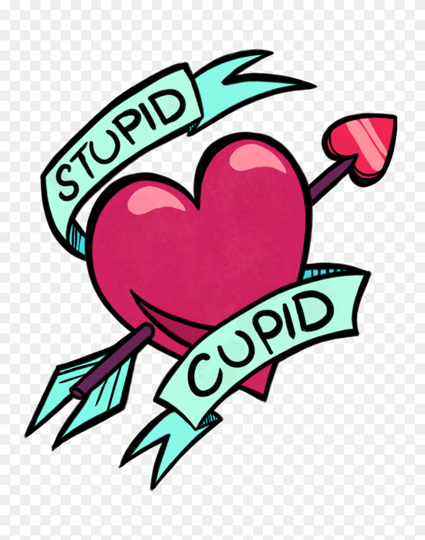 1024x1325 Stupid Cupid - Redbubble Logo PNG