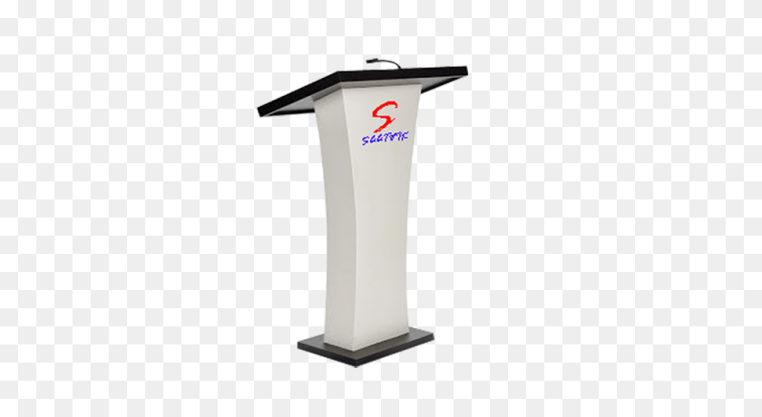 400x400 Stylish Wooden Podium With Microphone Sp Manufacturer - Podium PNG