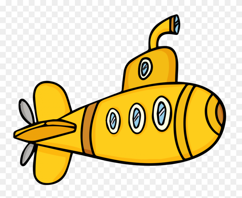 840x675 Submarine Clipart - Cute Airplane Clipart