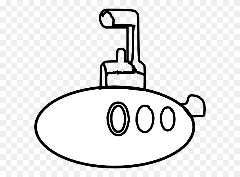 600x560 Подводная Лодка Раскраски Картинки - Подводная Лодка Клипарт