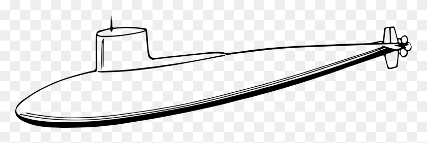 2634x750 Submarino De Iconos De Equipo De Dibujo - Submarino De Imágenes Prediseñadas