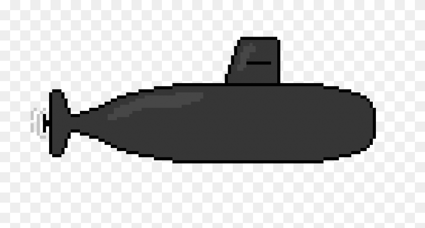 1280x640 Submarine Pixel Art Maker - Submarine PNG