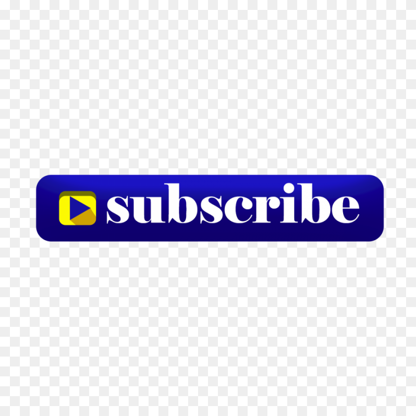 900x900 Subscribe Button Png Blue Color Transparent Background Image - Subscribe Button PNG