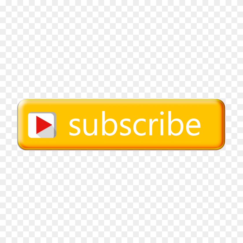 900x900 Subscribe Png Yellow Button Tranparent Image Download Png - PNG Subscribe