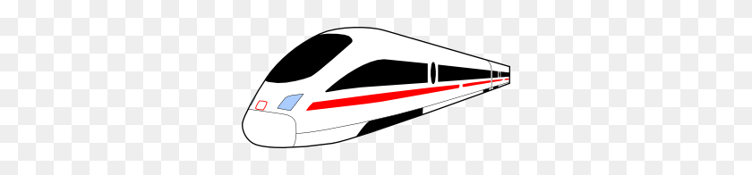 300x136 Поезд Метро - Клипарт Поезд