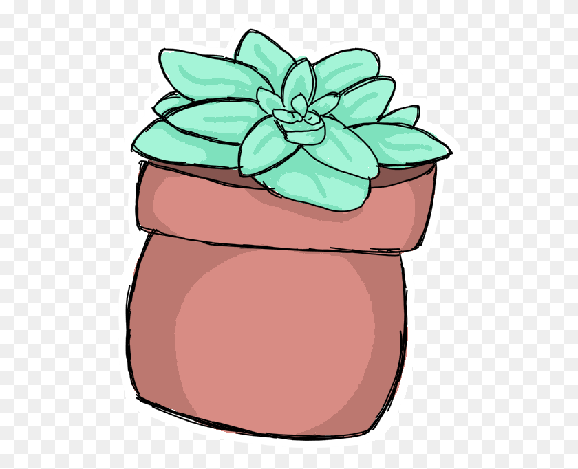 Succulent Plant Doodle - Succulent Clip Art