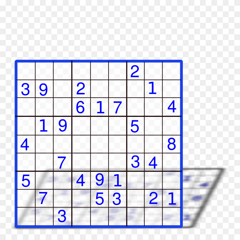 2400x2400 Sudoku With Numbers Icons Png - Numbers PNG