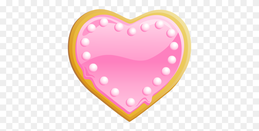 400x366 Sugar Cookie Clipart - Free Valentine Clipart