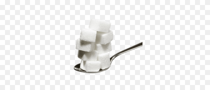 300x300 Sugar Cubes Balancing On A Spoon Transparent Png - Sugar PNG