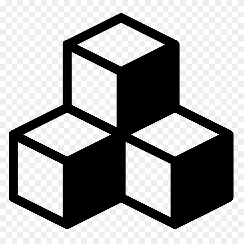 1600x1600 Cubos De Azúcar Llenos De Icono - Imágenes Prediseñadas De Cubo De Azúcar