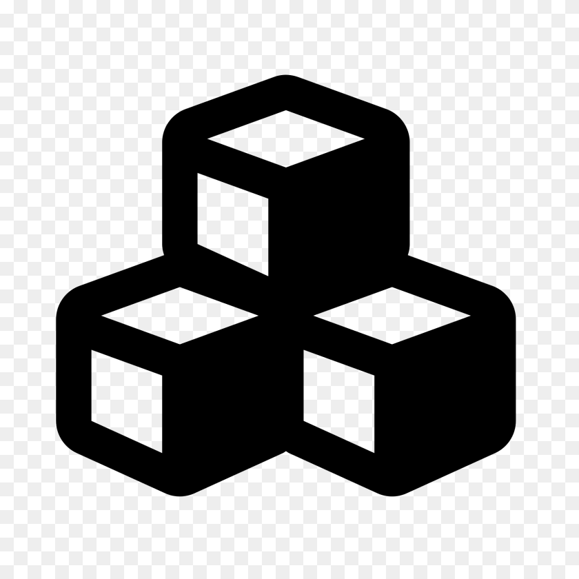 1600x1600 Иконка Кубики Сахара - Клипарт Сахарный Кубик