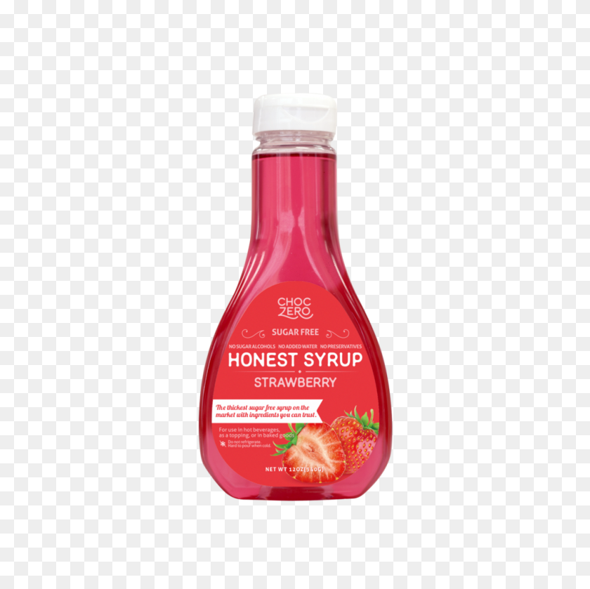 1000x1000 Sugar Free Strawberry Topping - Syrup PNG