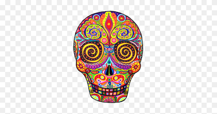 300x384 Sugar Skull Sugar Skulls Day Of The Dead Art, Day - Dia De Los Muertos Skull Clipart