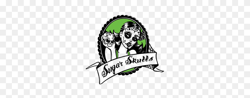 270x270 Sugar Skulls Tilted Thunder Rail Birds - Sugar Skull PNG