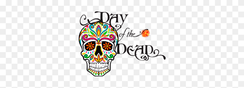 312x244 Sugar Skullsday Of The Dead - Dia De Los Muertos Skull Clipart