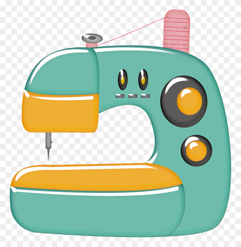 777x800 Sugarmoon Shescrafty Sewingmachine Clip Art - Embroidery Machine Clipart