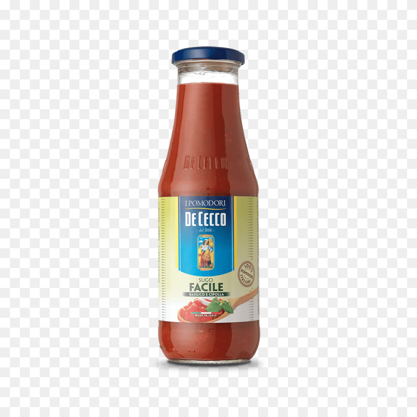 1024x1024 Sugo Facile Pasta De Cecco - Ketchup Bottle PNG