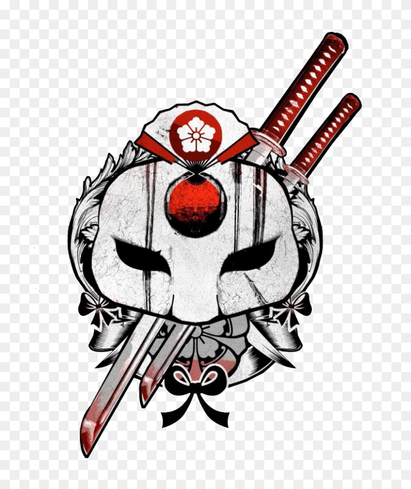 804x968 Suicide Squad Katana Logo - Suicide PNG