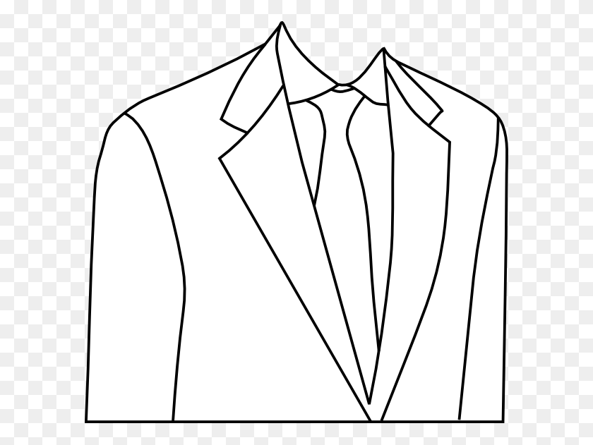 600x571 Suit Clip Art - Suit And Tie Clipart