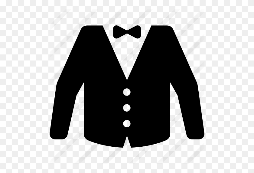 512x512 Suit With Bow Tie - Suit And Tie PNG