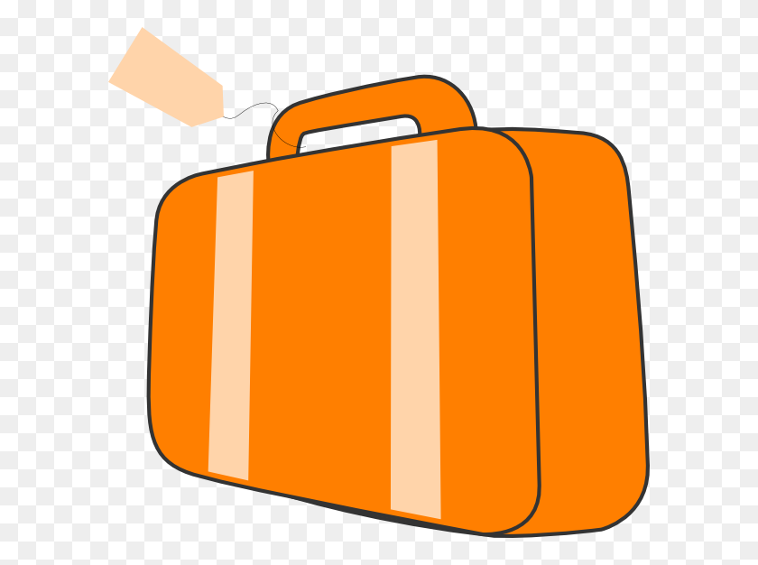 600x566 Suitcase - Suitcase Clipart