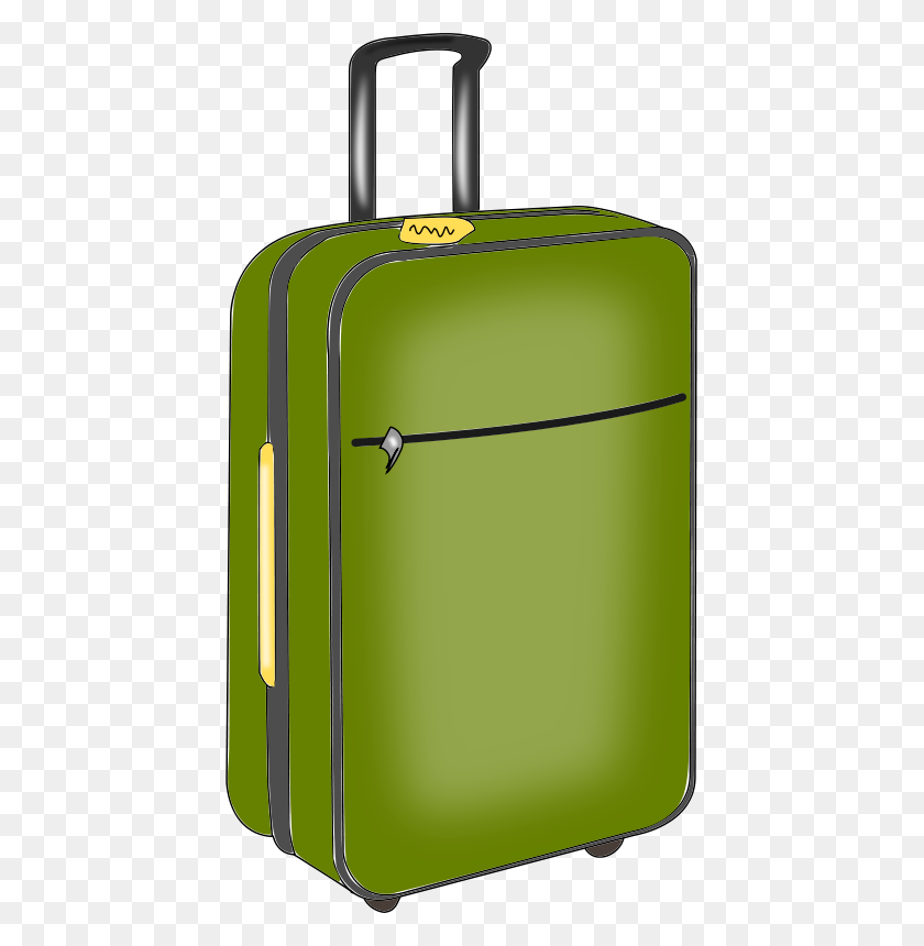 429x800 Suitcase Clip Art - Packing Suitcase Clipart