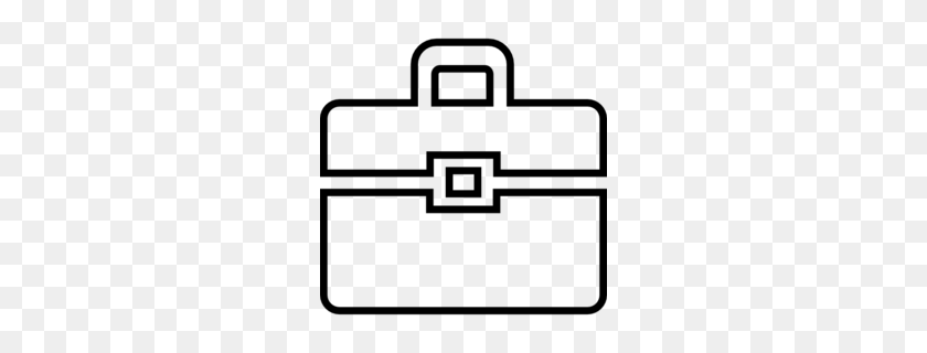 260x260 Suitcase Clip Art Black And White Clipart - Travel Clipart Black And White