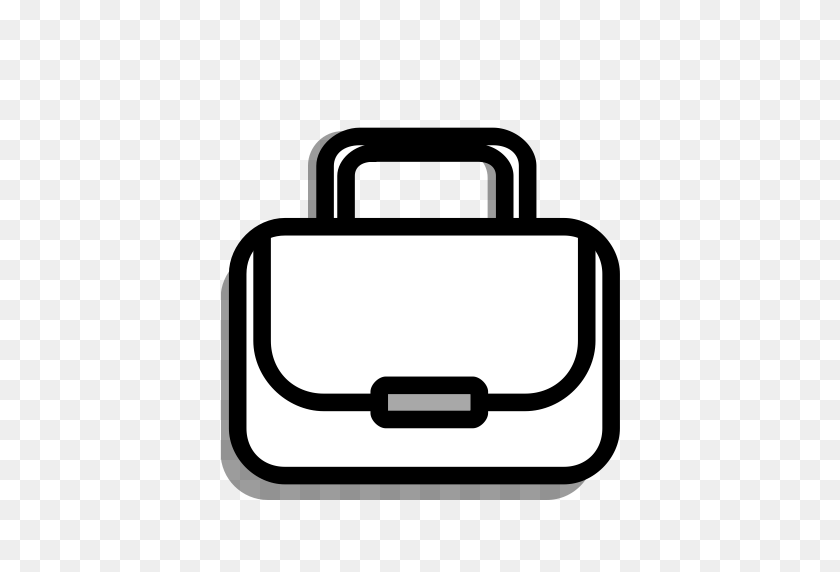 478x512 Suitcase Clipart Office - Briefcase Clipart Black And White