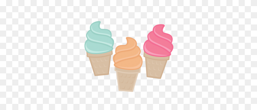 300x300 Summer - Ice Cream Cup Clipart