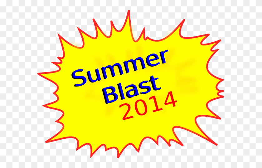 600x480 Summer Blast Clipart Png For Web - Blast PNG