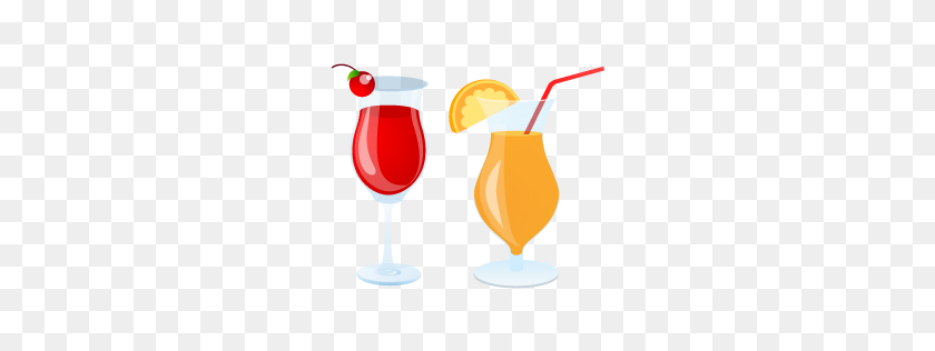 256x256 Summer Cocktails Icon - Cocktails PNG