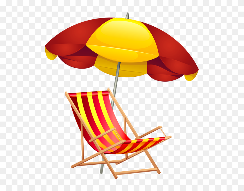 551x600 Summer Fun Beach - Set Table Clipart