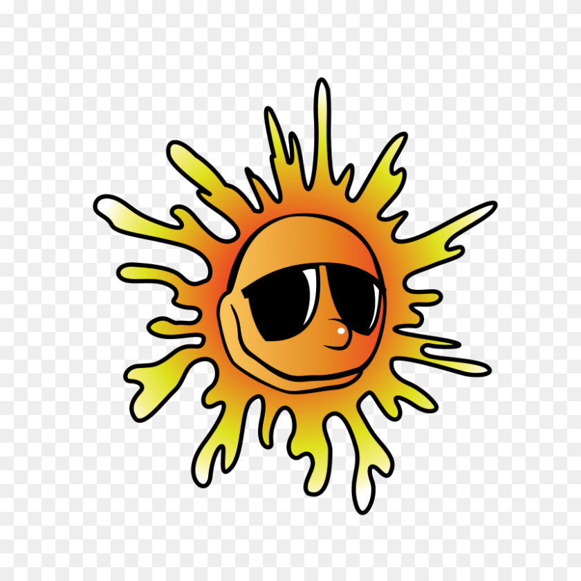 800x800 Summer Heat Cliparts - Hace Frio Clipart