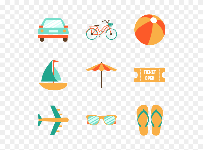 600x564 Summer Icon Packs - Summer PNG